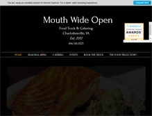 Tablet Screenshot of mwofoodtruck.com